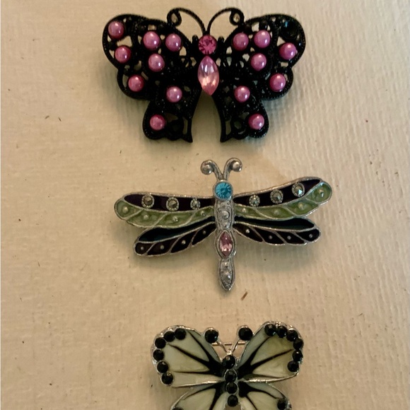 3 vintage 1980’s enamel brooches - Picture 9 of 11